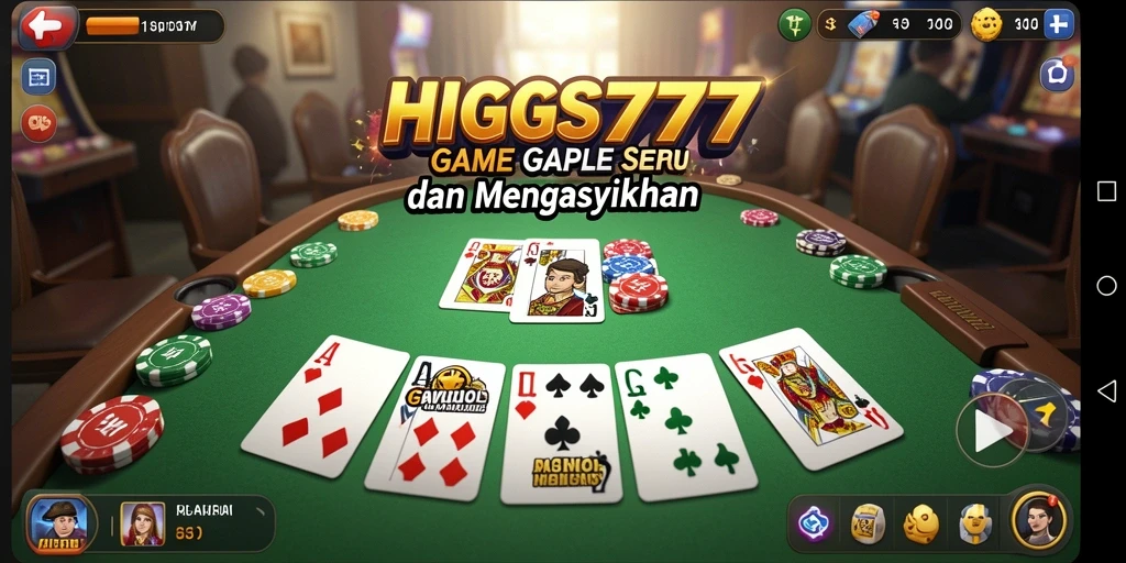 Tampilan gameplay HIGGS777 yang seru dan kompetitif.