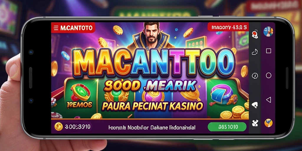 Screenshot permainan Slot MACANTOTO dengan tampilan gameplay yang menarik.