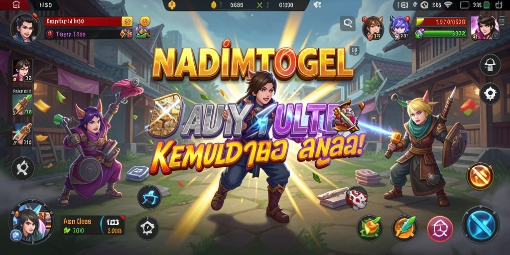 Tampilan antarmuka NADIMTOGEL yang sederhana dan informatif
