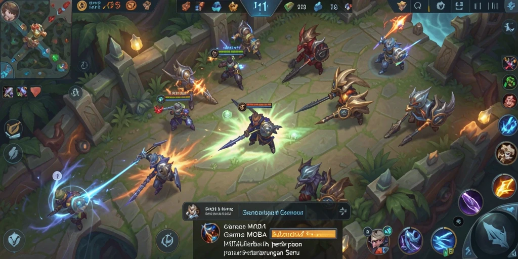 Screenshot gameplay PG11 menampilkan pertarungan seru dengan karakter heroik.
